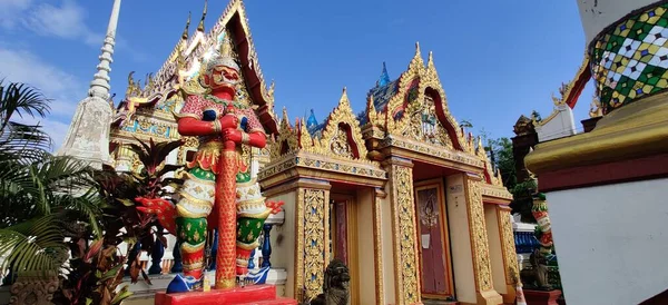 Bangkok Thaïlande Novembre 2019 Les Géants Devant Église Wat Arun — Photo