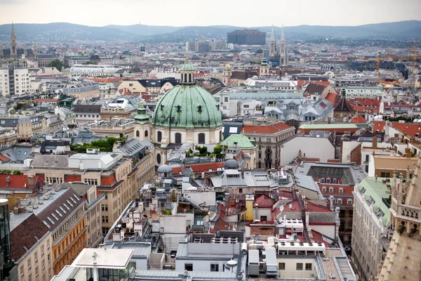 Vienna Austria Capital City Cityscape Rooftop Stephen Cathedral View Dome Royalty Free Stock Photos
