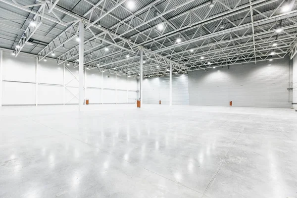 Interior Empty Warehouse — Stock Photo, Image