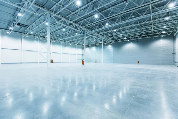 Interior of empty warehouse