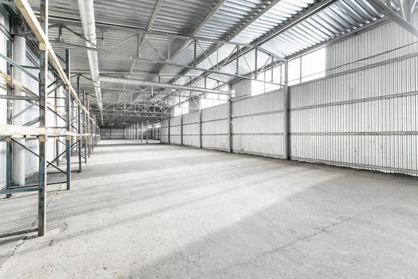 Interior Empty Warehouse — Stock Photo, Image