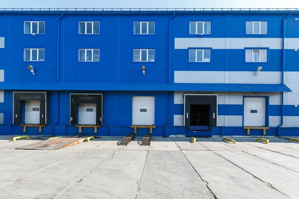 Front View Building Logistics Center Warehouse — Stock Photo, Image