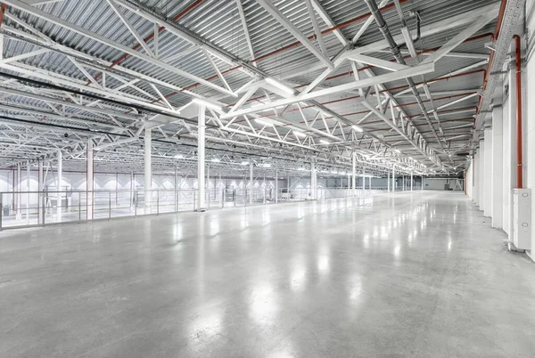 Interior Empty Warehouse Garage — Stock Photo, Image