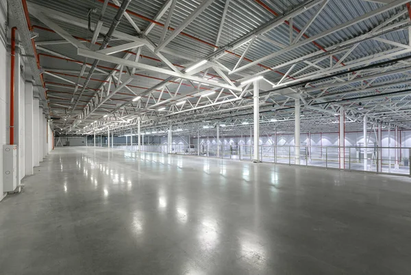 Interior Empty Warehouse Garage — Stock Photo, Image