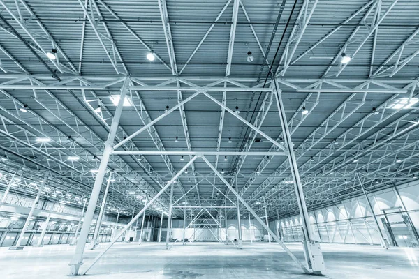 Interior Empty Warehouse Garage — Stock Photo, Image