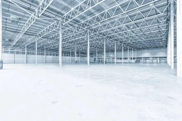 Interior Empty Warehouse Garage — Stock Photo, Image