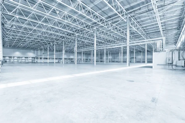 Interior Empty Warehouse Garage — Stock Photo, Image