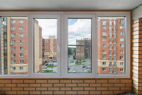 View Balcony Apartment Building — Stock Photo, Image