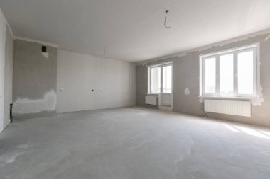 dekorasyon olmadan dairenin iç