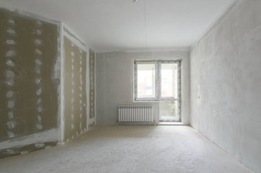 dekorasyon olmadan dairenin iç