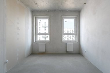 dekorasyon olmadan dairenin iç