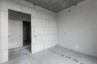 dekorasyon olmadan dairenin iç