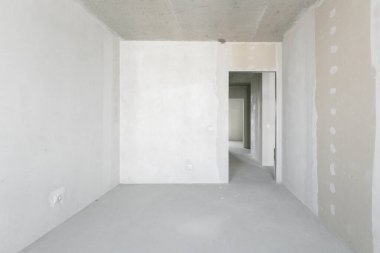 dekorasyon olmadan dairenin iç