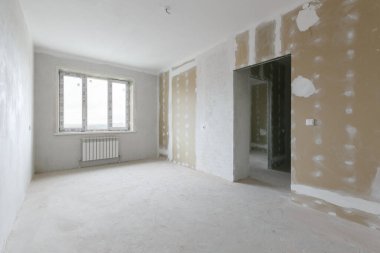 dekorasyon olmadan dairenin iç