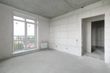 dekorasyon olmadan dairenin iç