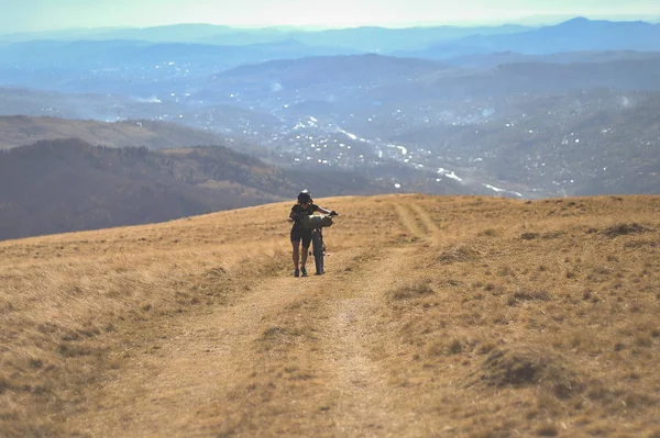 Prahova Romania Ottobre 2018 Scena Montagna Autunnale Sella Una Mountain — Foto Stock