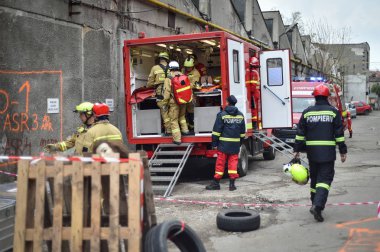  Nato Vigorous Warrior 19 tatbikatı sırasında acil kurtarma ekibi harekete geçti