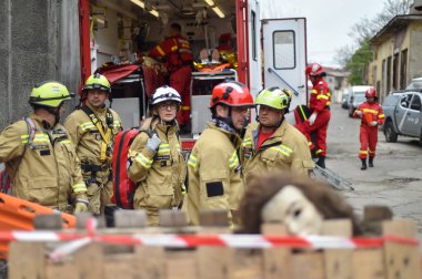  Nato Vigorous Warrior 19 tatbikatı sırasında acil kurtarma ekibi harekete geçti