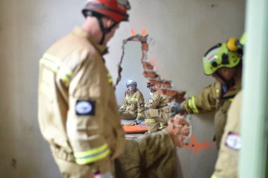  Nato Vigorous Warrior 19 tatbikatı sırasında acil kurtarma ekibi harekete geçti