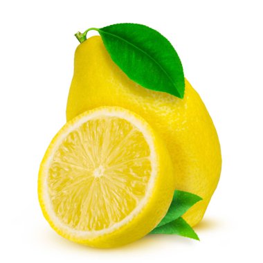 Limon. Yarısı meyveli ve beyaz yapraklı.