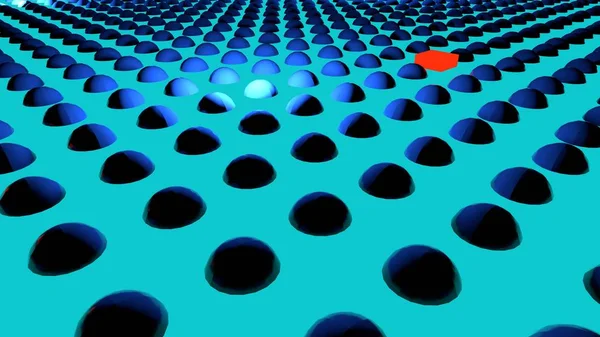 3D render arka plan. Yukarı ve aşağı gider Geometri şekilleri. 