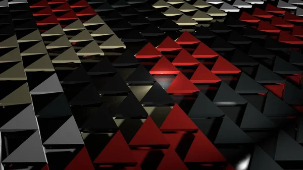 3d render abstract background. Triangle  form