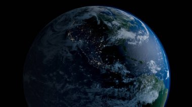 Alan 3d resimde yörünge görünümü, yörünge gezegenimizden dünya Gezegeni'ndenim. Nasa tarafından döşenmiş bu görüntü unsurları