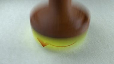 Politika kelime damgalama metin ahşap retro pul animasyon.