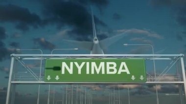 Nyimba Zambiya 'ya inen uçak.