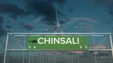 Chinsali Zambiya 'ya inen uçak.
