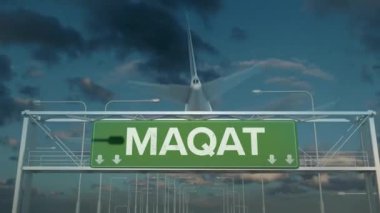 Maqat Kazakistan 'a inen uçak.
