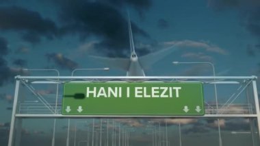 Hani i elezit kosovo 'ya inen uçak.