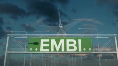 Embi Kazakistan 'a inen uçak.
