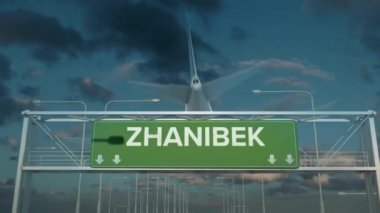 Zhanibek Kazakistan 'a inen uçak.