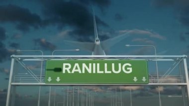 Ranillug Kosovo 'ya inen uçak.