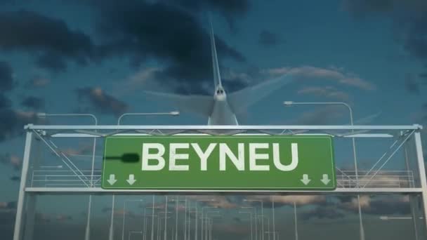 Η προσγείωση στο Beyneu kazakhstan — Αρχείο Βίντεο