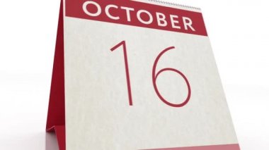 17 Ekim tarihi. takvim değişikliği 17 Ekim canlandırması