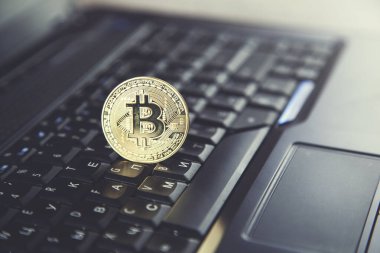 Defter klavyesinde bitcoin