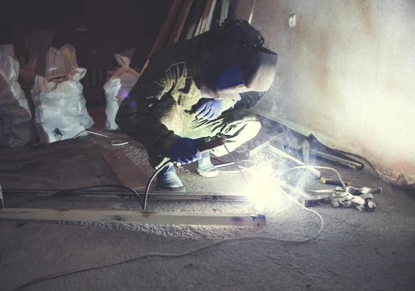 Industrial welder worker