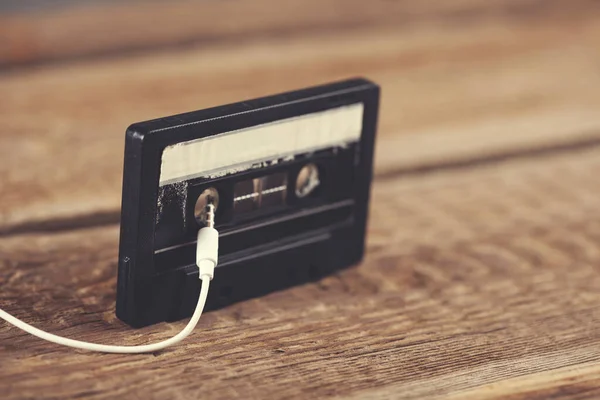 Cassette met oortelefoon — Stockfoto