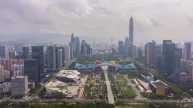 Şenzen şehir merkezi iş merkezi.