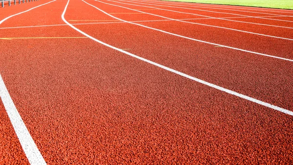 Sport running track for running and jogging for excercise and competition on stadium, Athletic running track for running race. Sport and excercise concept