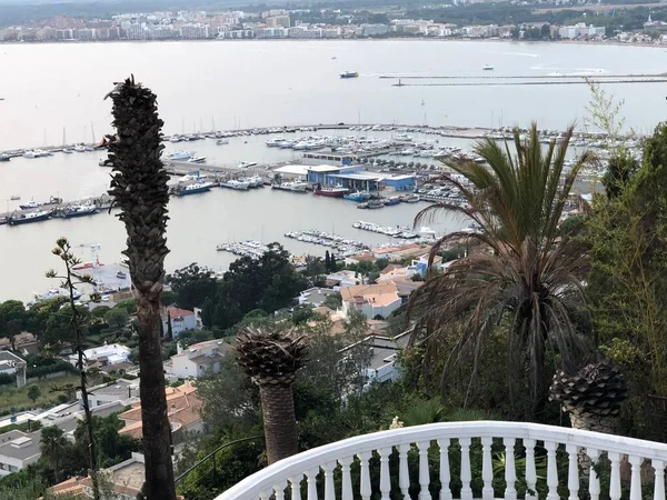 Vistas Mar Roses Ciudad España — Foto de Stock