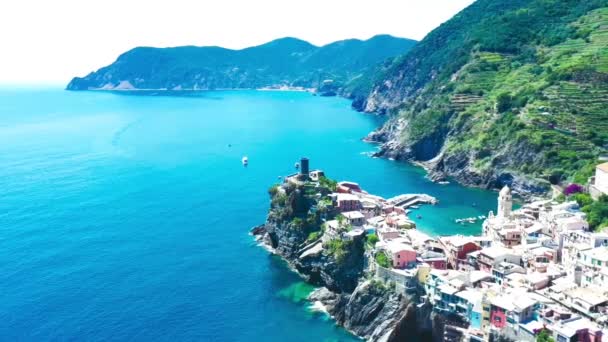 Cinque Terre Riviera Italia — ストック動画