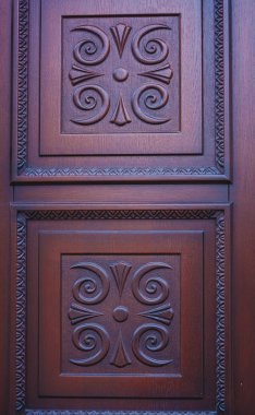 Ahşap oyma, kahverengi doku