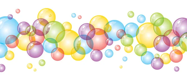 Background Bright Colored Bubbles — Stock Vector