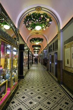 Perth, Wa, Avustralya - 28 Kasım 2017: Trinity Arcade Cbd Perth Tanımlanamayan kişi