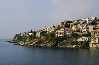 Yunanistan, Kavala, sahil ve Panagia bölge evlerinde