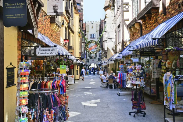 Perth Australia November 2017 Unidentified People Archway London Court Preferred — Stock Photo, Image