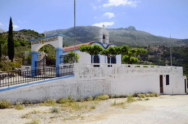 Grecia Creta Capilla Pública Para Los Apóstoles Juan Pablo — Foto de Stock